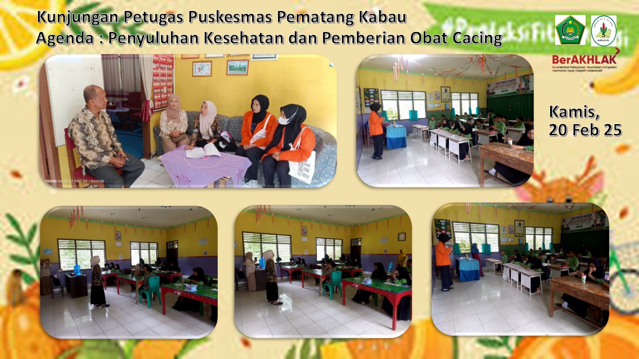 Kunjungan Petugas Puskesmas Pematang Kabau di MIN 5 Sarolangun